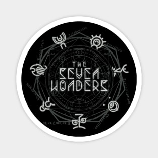 The Seven Wonders - graveyard grey Magnet